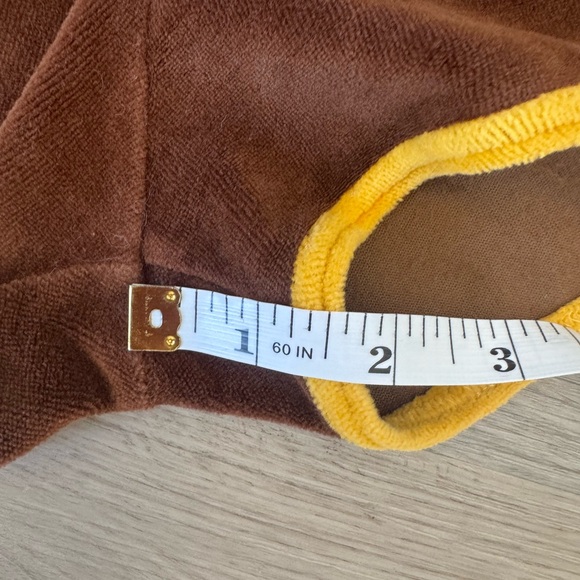 Stoned Immaculate Brown Yellow Gym Shorts Size XS Retro - Picture 7 of 8